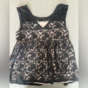 Torrid Black Lace Top